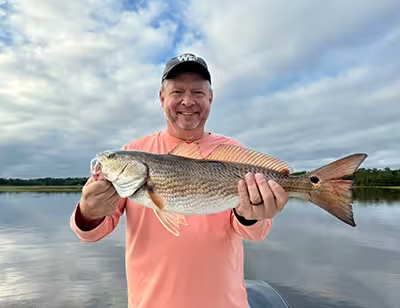 22 inch redfish caught in OIB NC