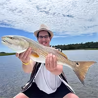 28 inch redfish from Ocean Isle Beach NC