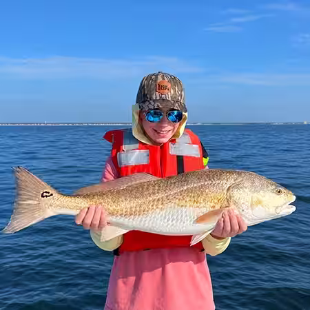Bull red drum caught in Ocean Isle Beach NC