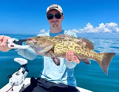 Gag Grouper caught in Ocean Isle Beach NC