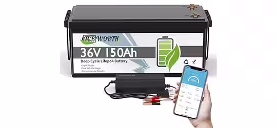 TCBWORTH 36V Lithium trolling motor battery