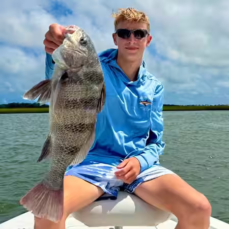 Black drum identification photo