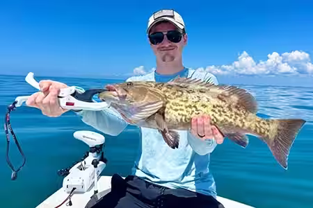 Gag Grouper caught while bottom fishing in Ocean Isle Beach NC