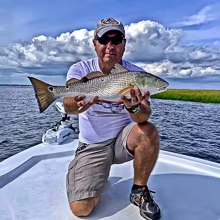 Puppy Drum caught in Ocean Isle Beach NC in October