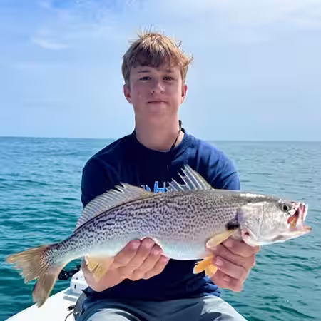 Weakfish / Gray Trout caught off Holden Beach and Ocean Isle Beach in March