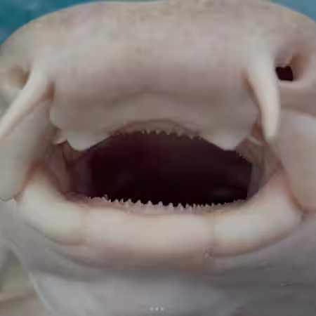 Image of a Nurse Shark's Mouth and Teeth