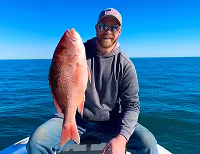 Red Snapper caught near Ocean Isle Beach, North Carolina