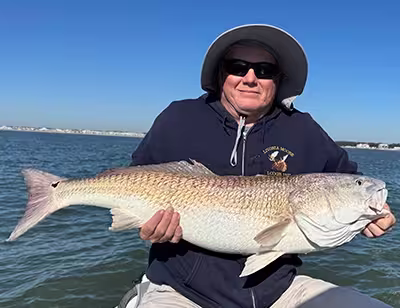 Old Drum caught near Ocean Isle Beach NC