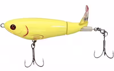 Whopper Plopper topwater lure used for inshore fishing by Salty Dawg Fishing Charters in Ocean Isle Beach NC