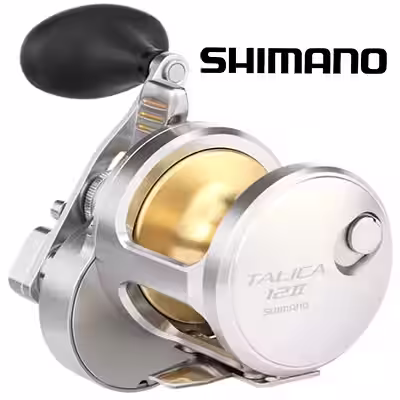 Shimano Talica 12II premium two-speed lever-drag conventional reel