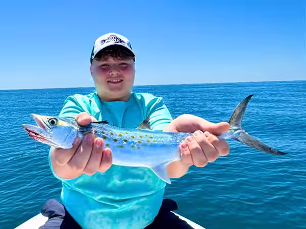 Spanish Mackerel caught on a Clarkspoon