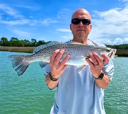 20 inch Speckled Trout caught near Ocean Isle Beach