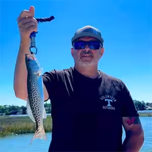 Ocean Isle Beach inshore speckled trout caught in June 2026