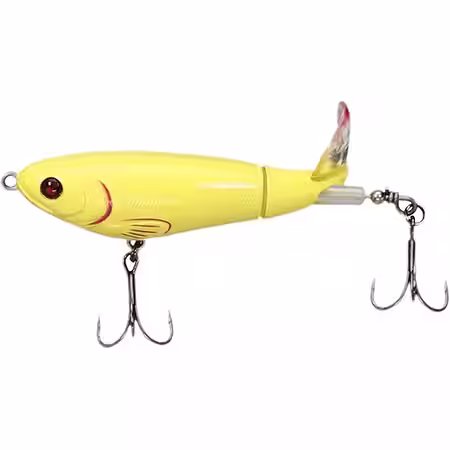 The Whopper Plopper in Bone color is one of my favorite topwater lures for redfish