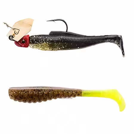 Z-Man Swimmin Trout Trick and Z-Man Diezel MinnowZ shown here